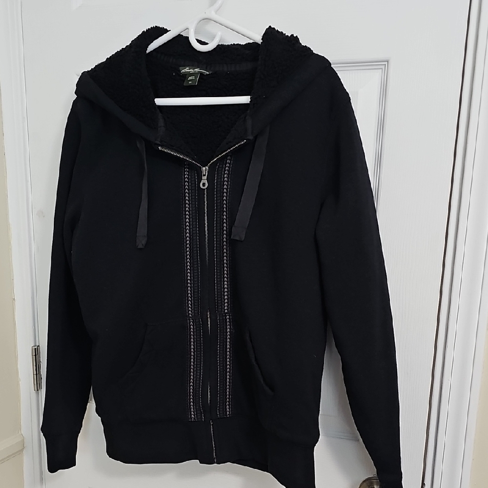 Eddie Bauer Black Textured Jacket